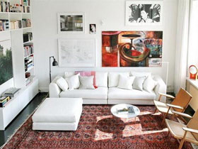 讓空間更和諧 17款客廳裝飾畫圖片