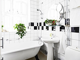 18款白色瓷磚圖片 造簡潔衛生間