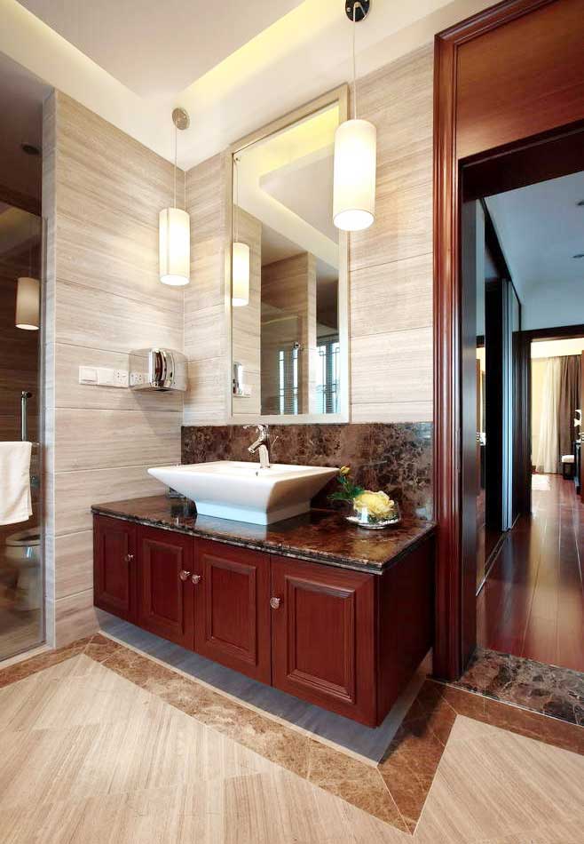 ,中式风格,浴室柜