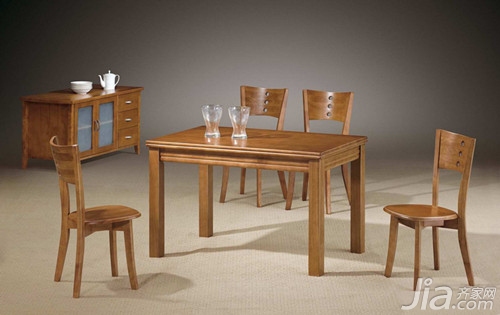 餐桌选择  实木餐桌椅品牌