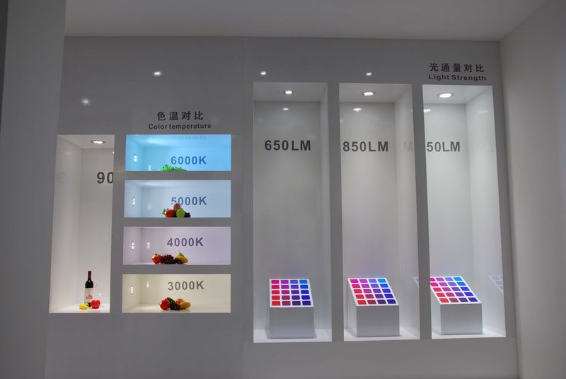 20万以上140㎡以上简约装修效果图,雪莱特灯具展厅图