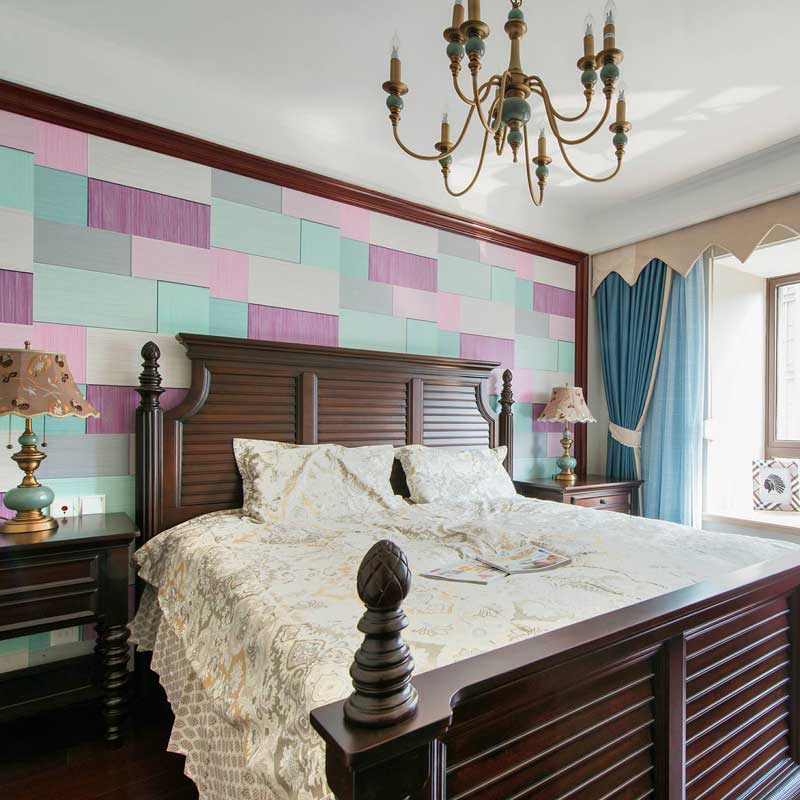 古典,美式风格,四房以上装修,卧室