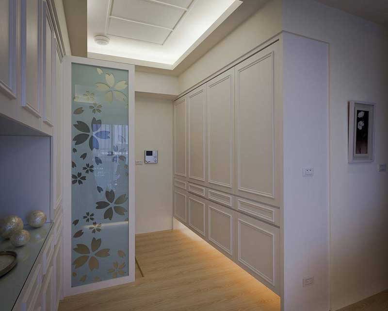 美式风格二居室70平米设计图