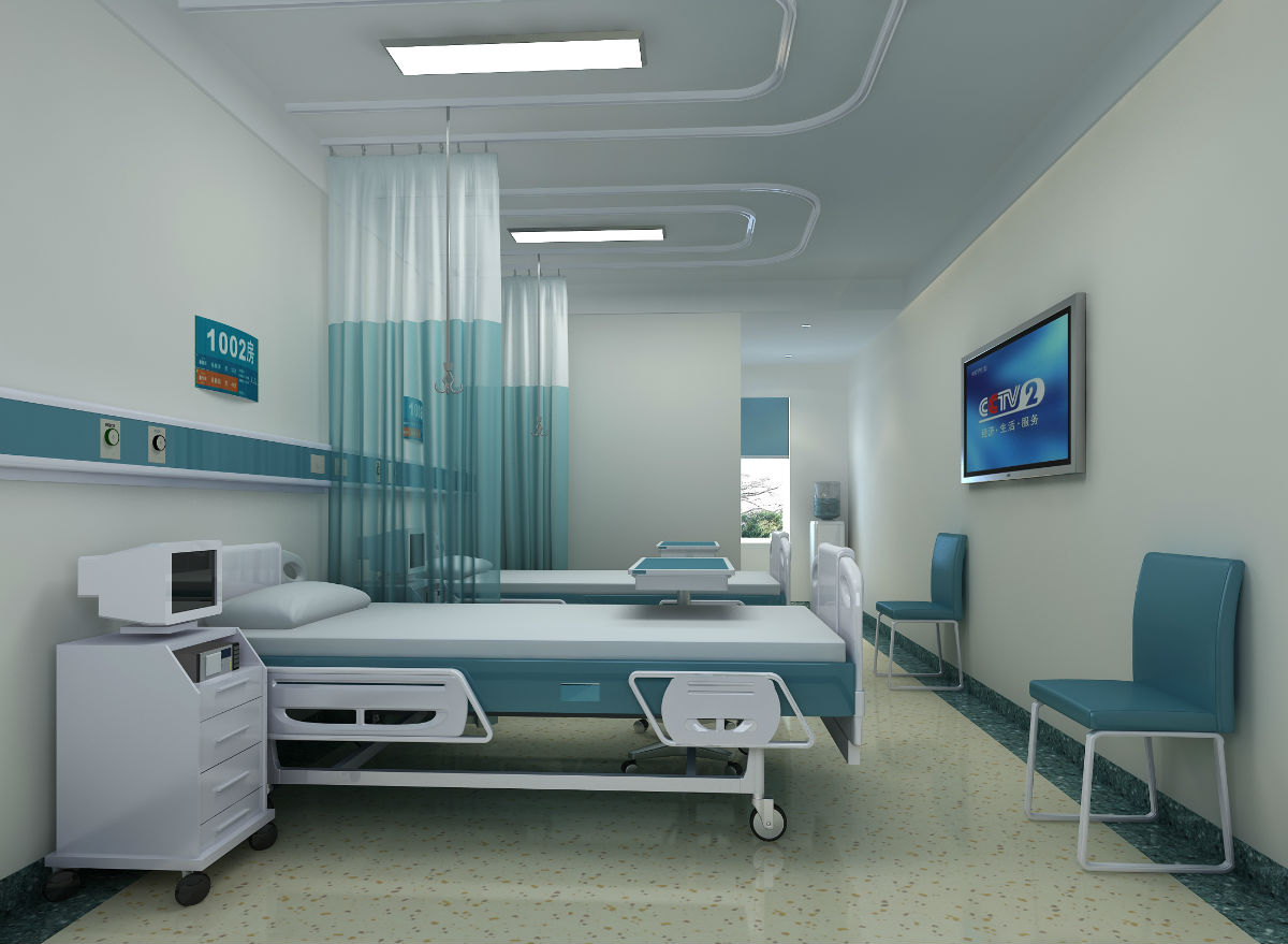 病房设计图__室内模型_3D设计_设计图库_昵图网nipic.com