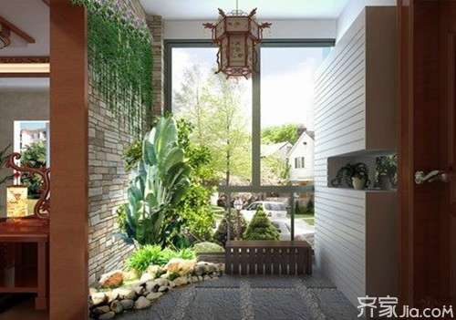 小户型入户花园装修效果图  带给您不一样的家居生活!