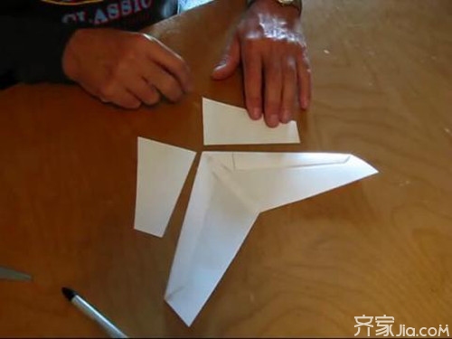 童年的回忆 滑翔纸飞机的折法