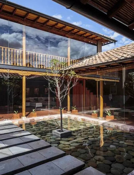 ,庭院,花园,入户花园