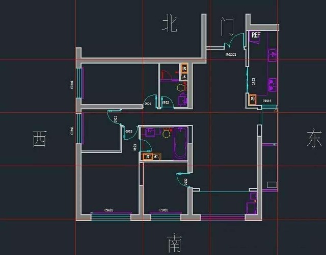 如果中宫位置是洗手间或者楼梯,会导致房屋充满秽气和煞气,对居住者的