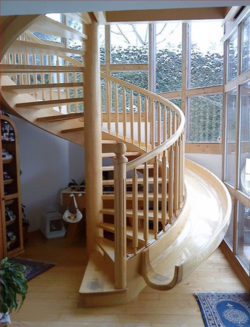 家用的旋转楼梯尺寸及材质有哪些