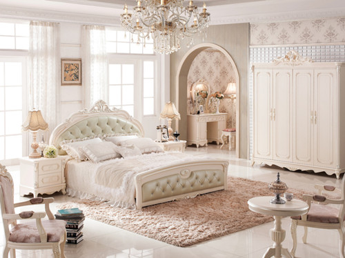 法式卧室装修效果图 暖暖的法式卧室设计