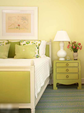 10个绿色卧室 都是自然浪漫小情绪