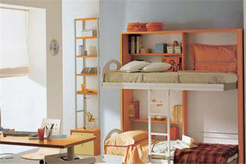 小卧室多功能家具效果图 时尚创意小卧室家具设计