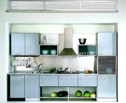 后现代厨房装修效果图 小奢华实用后现代厨房设计