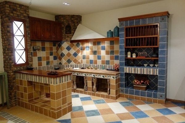 砖砌橱柜、砖夹橱柜和整体橱柜的区别?如何选择!_自媒体_装修头条_齐家网