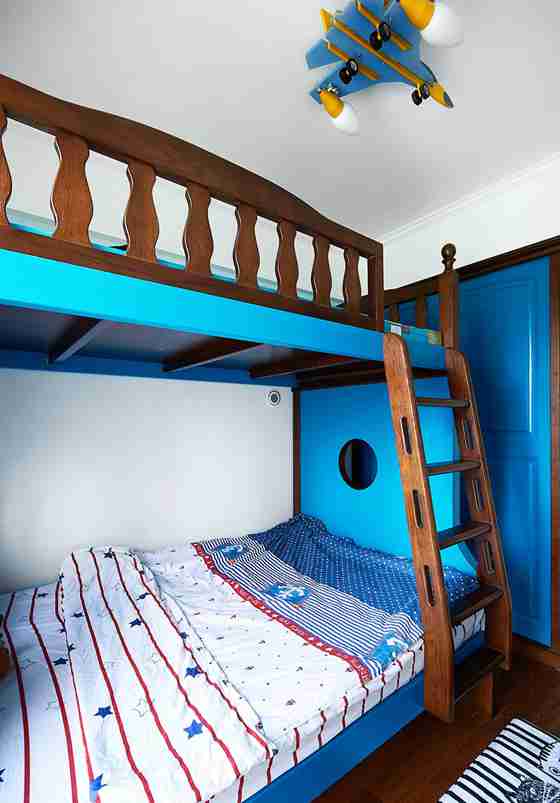 蓝调两居室装修 宁静的家美好的生活