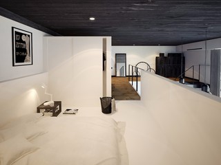新古典风格loft公寓另类卧室3平方卫生间改造