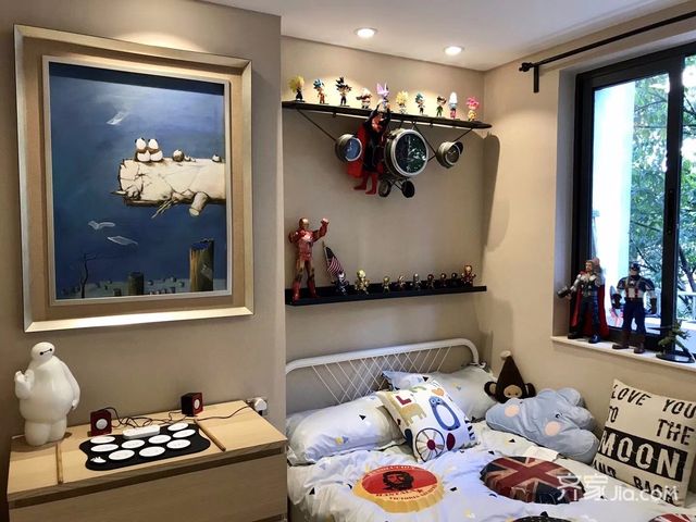 小户型简约风三居装修儿童房设计图4/8