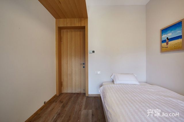 现代简约风格四居室装修卧室布置图2/14