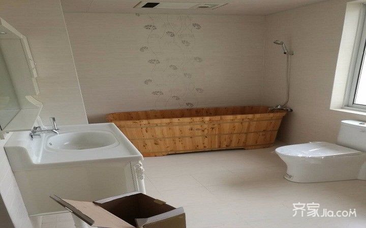 10-15万装修,二居室装修,80平米装修,混搭风格,卫生间,白色,洗手台