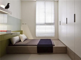小户型卧室装修效果图  清新宜人的小卧房装修案例