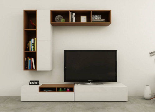 小客厅组合电视柜怎么装修