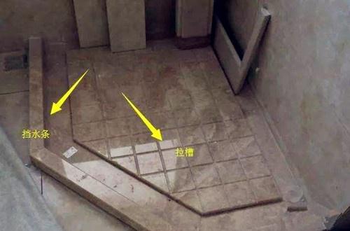 淋浴房地面凹凸面做法是什么