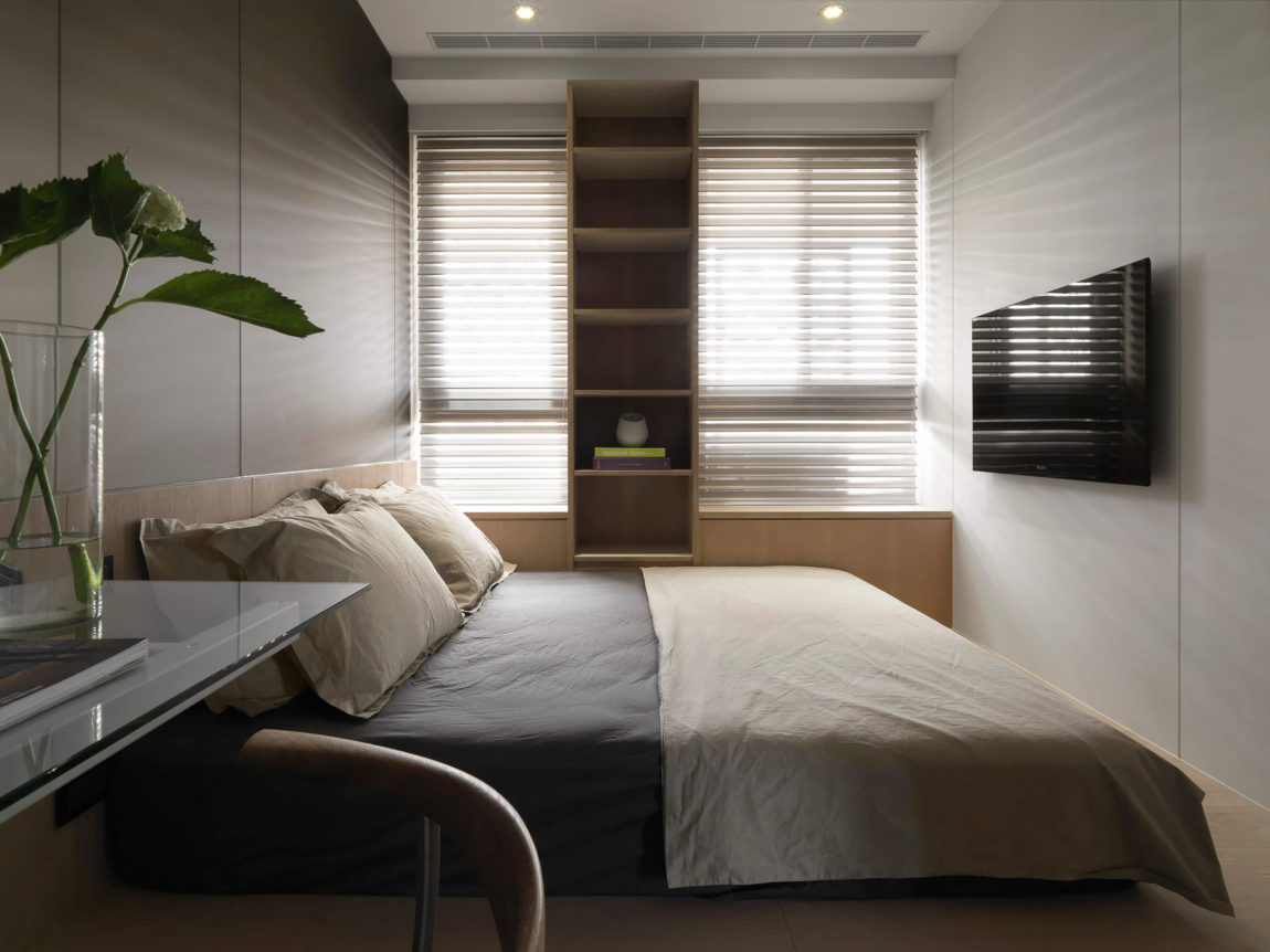 现代公寓卧室装修设计效果图