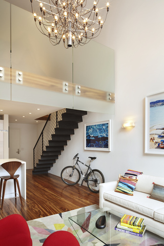 小户型复式公寓客厅装修效果图