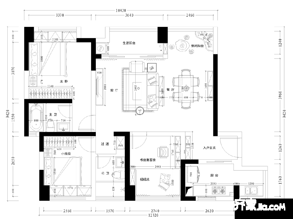 全屋户型图