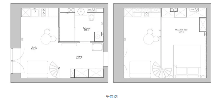 25平loft极简小公寓