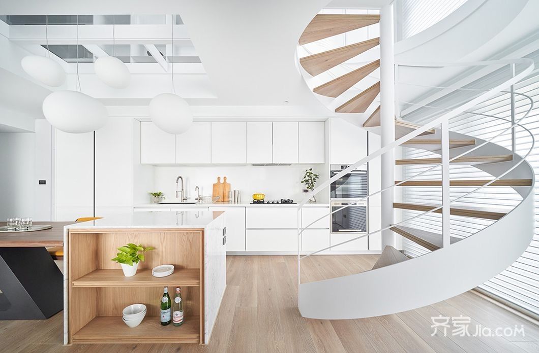 18万93平米北欧loft装修效果图,北欧loft 双层公寓图