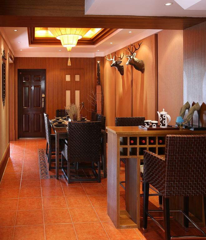 东南亚风格餐厅装潢案例欣赏