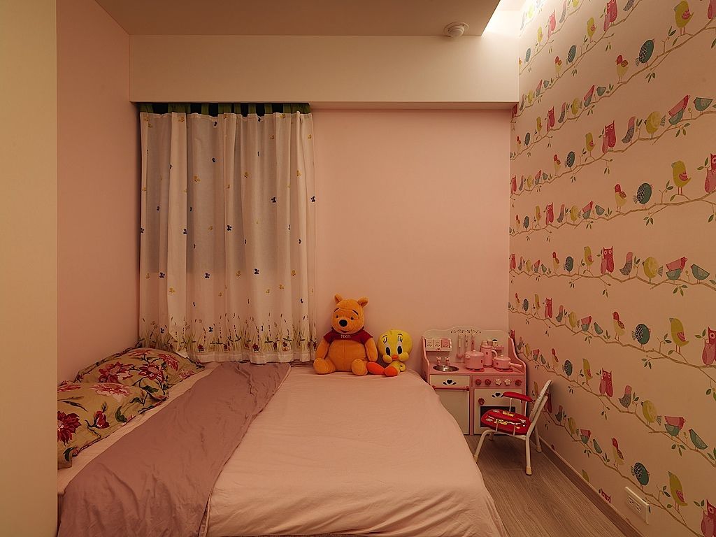 儿童房,北欧,粉色