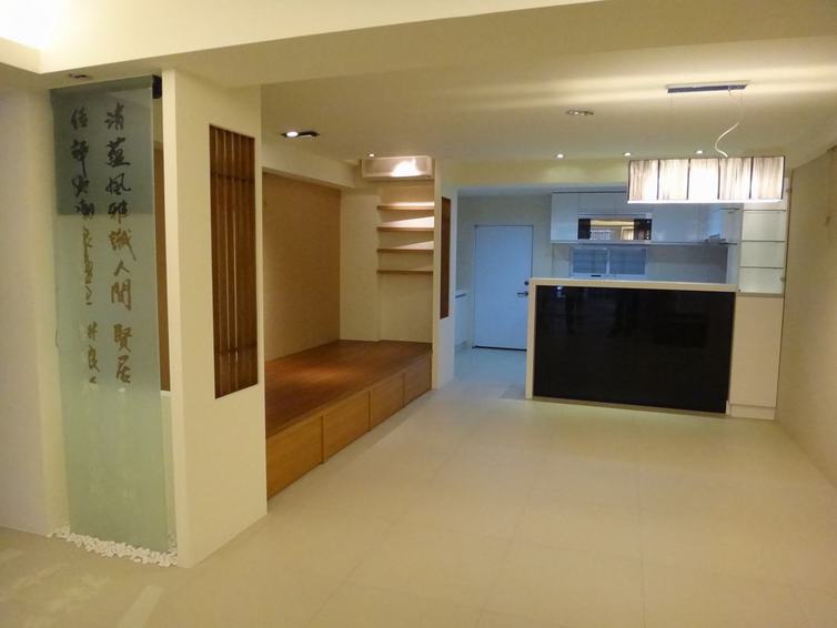 客厅,日式,黄色
