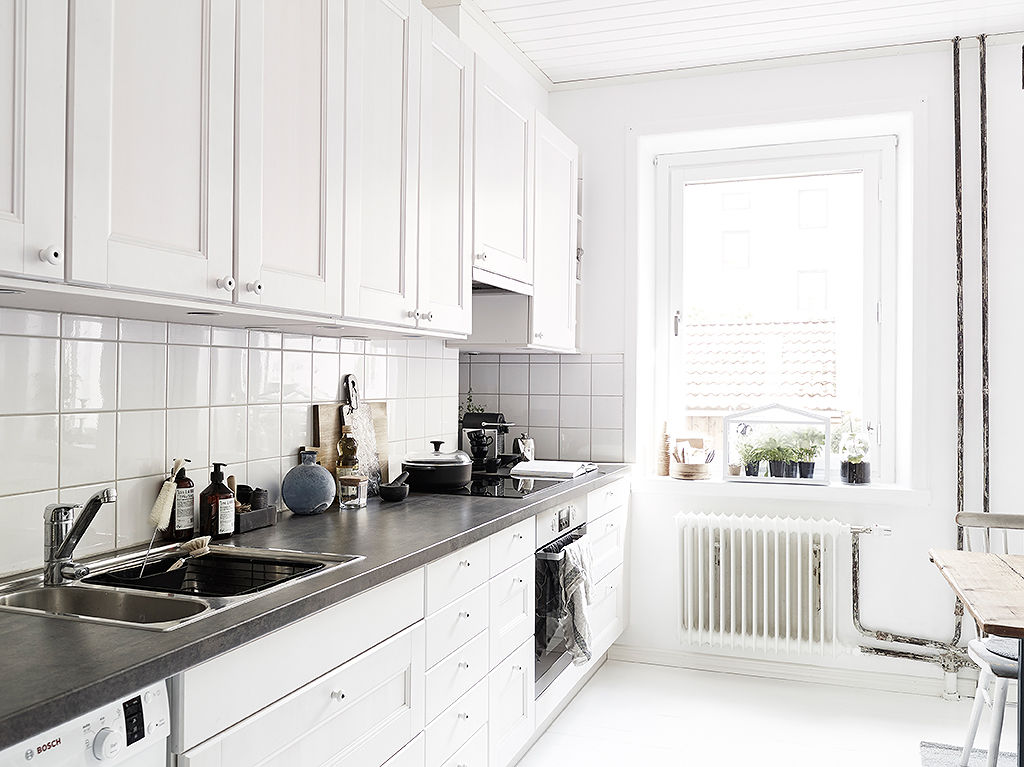 厨房,橱柜,北欧,白色