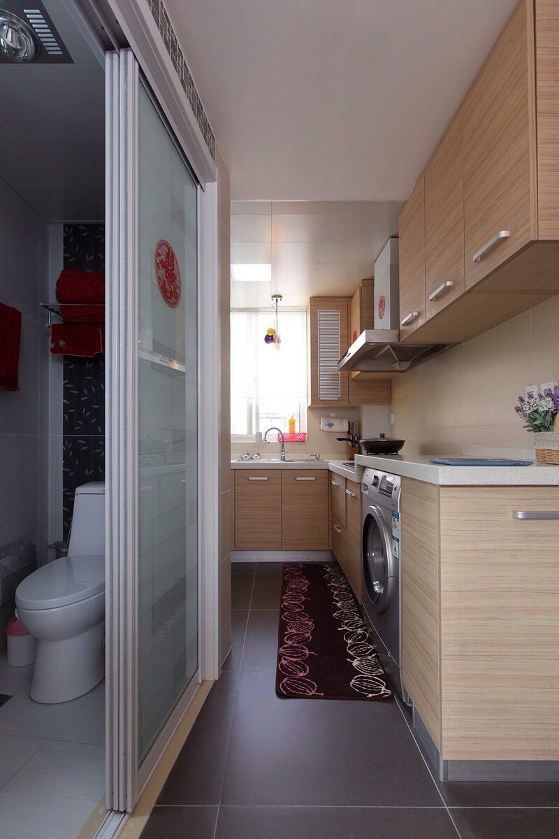 宜家小户型 厨房卫生间隔断设计