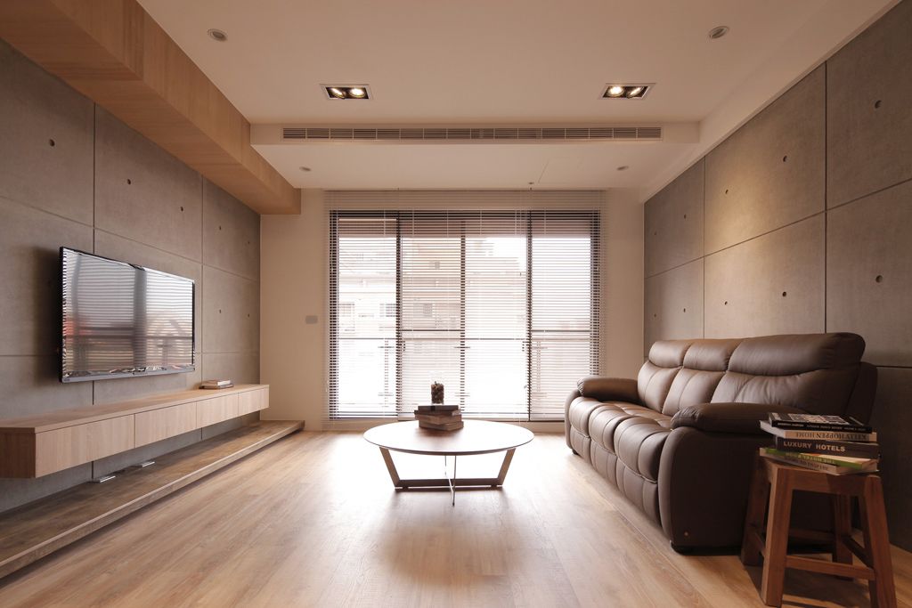 日式设计装修二居客厅装潢案例图