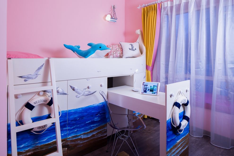 粉色甜美混搭风儿童房创意家居设计