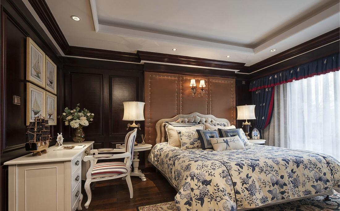 欧式古典风格卧室床上用品装饰效果图