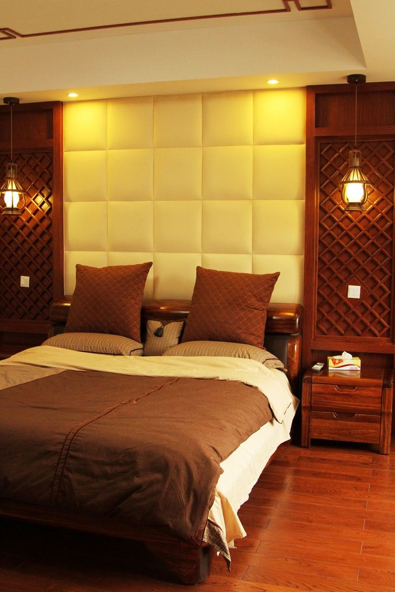 亦古亦今新中式风格设计卧室装饰效果图