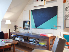 挑高小户型开放式设计 瑞典暖色公寓