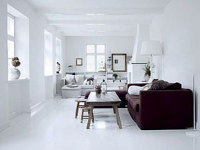 明亮舒畅纯白家装 现代简约二居室