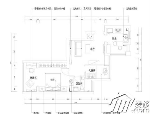 两房木质装修 混搭个性化温馨小窝