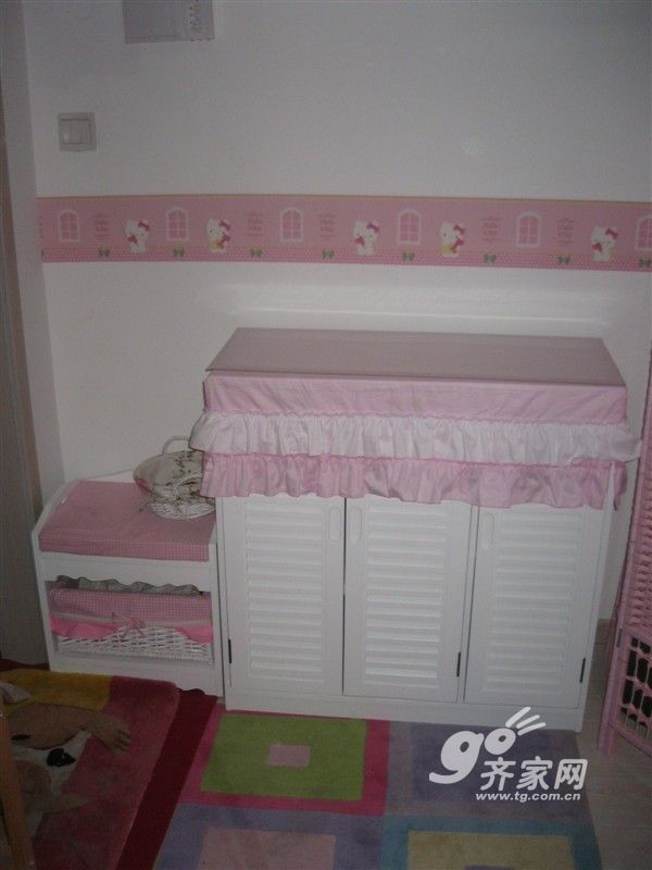 萌爆！两室一厅60平 单亲妈咪也有粉色kitty梦