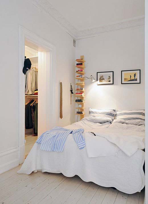 60平米纯白小户型公寓 生活如此多娇！