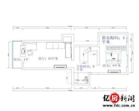 衣帽间并非大户型专利 看45平小公寓中的衣帽间