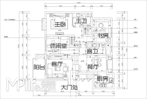 黑白格调！23万装132平错层