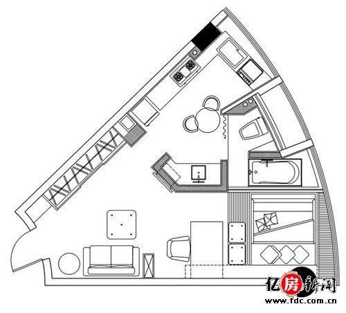 不爱正太爱大叔 单身艺术男大秀37平个性小户型