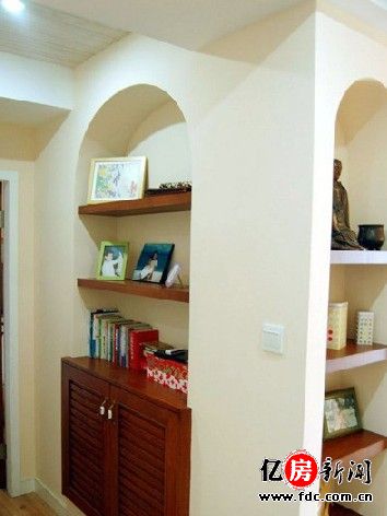 独特创意墙洞变厨房 温馨的2室三口之家