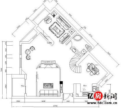 艺术大男生 另类演绎个性十足的160平挑高户型